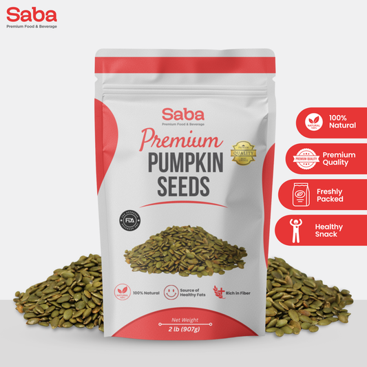 Premium Afghan Pumpkin Seeds – 100% Natural, Rich in Protein & Healthy Fats | Saba Premium Food & Beverage