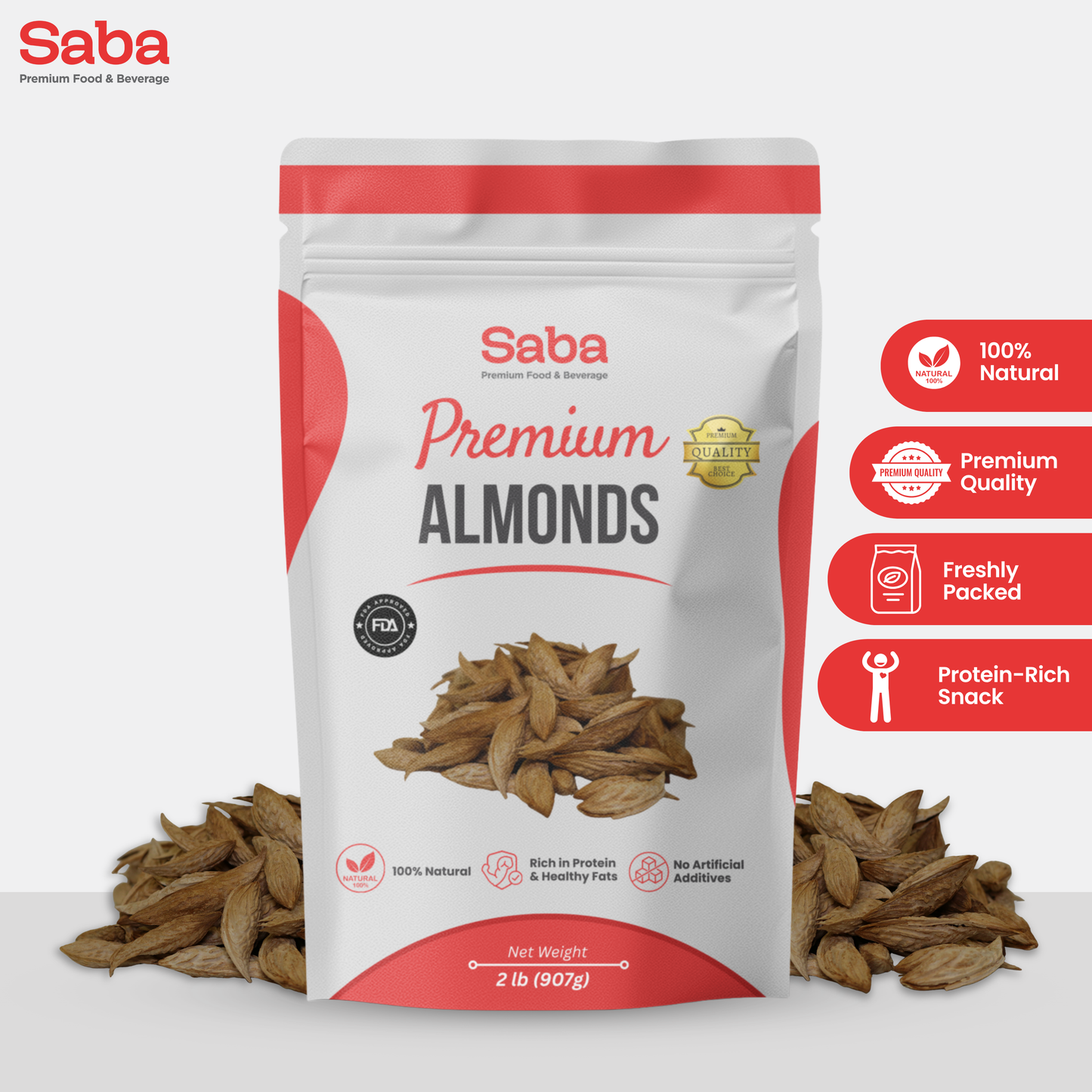 Premium Almonds with shell