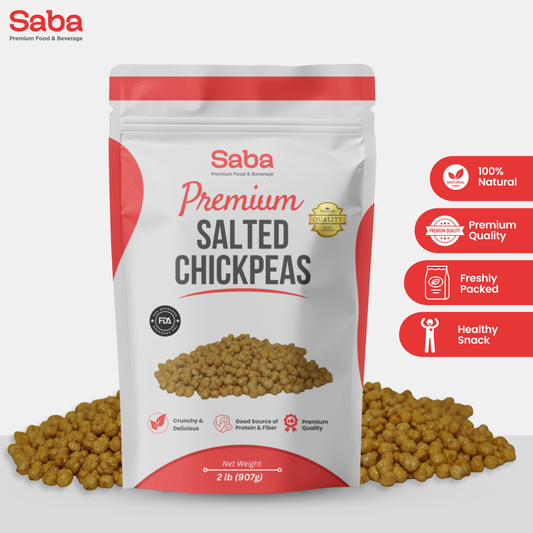 Premium Afghan Salted Chickpeas – 2 lb (907g) | Saba Premium Food & Beverage