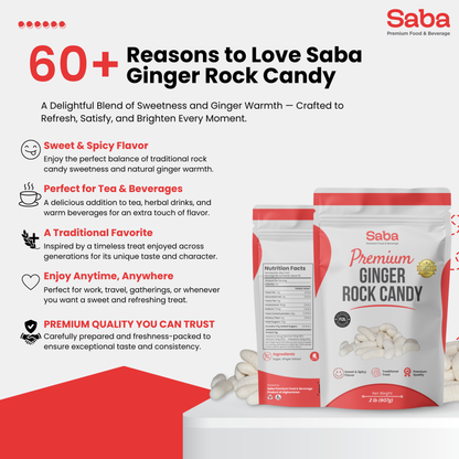 GINGER ROCK CANDY