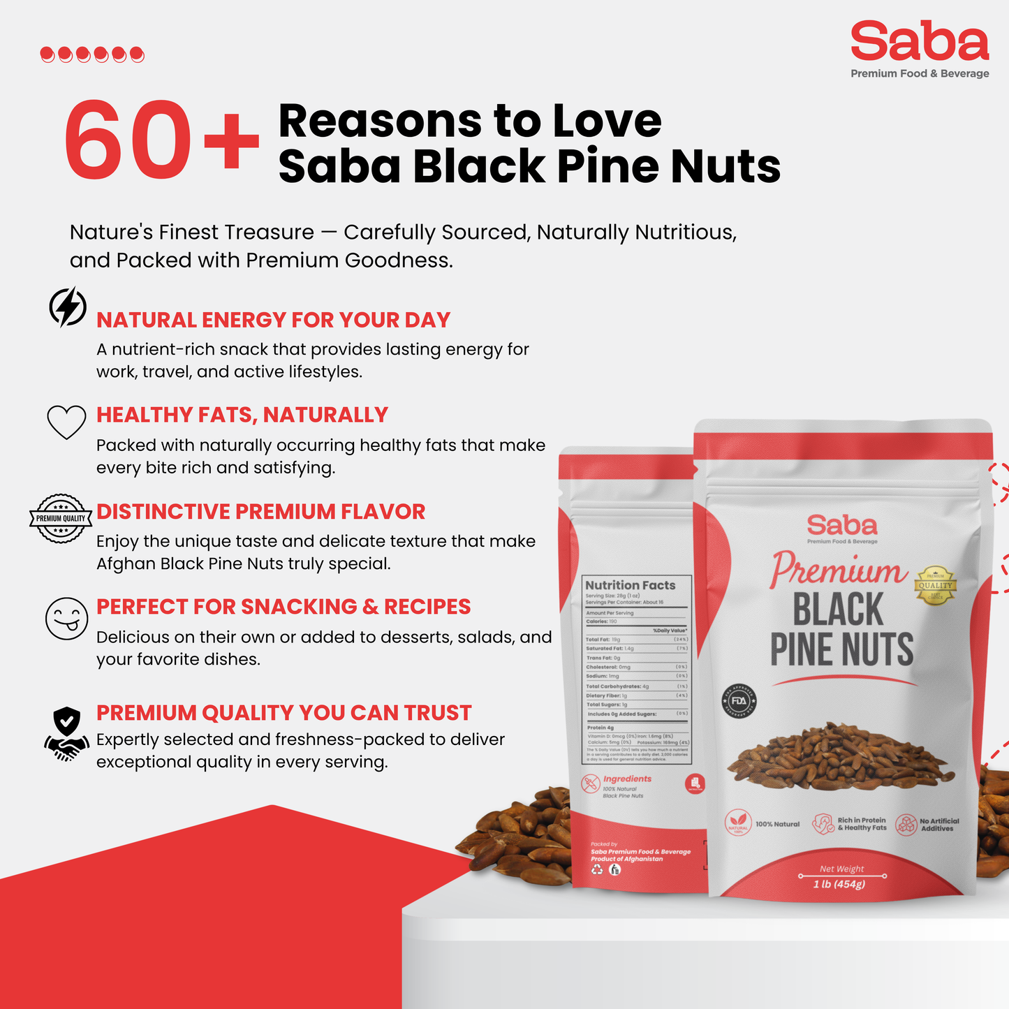 BLACK  PINE NUTS