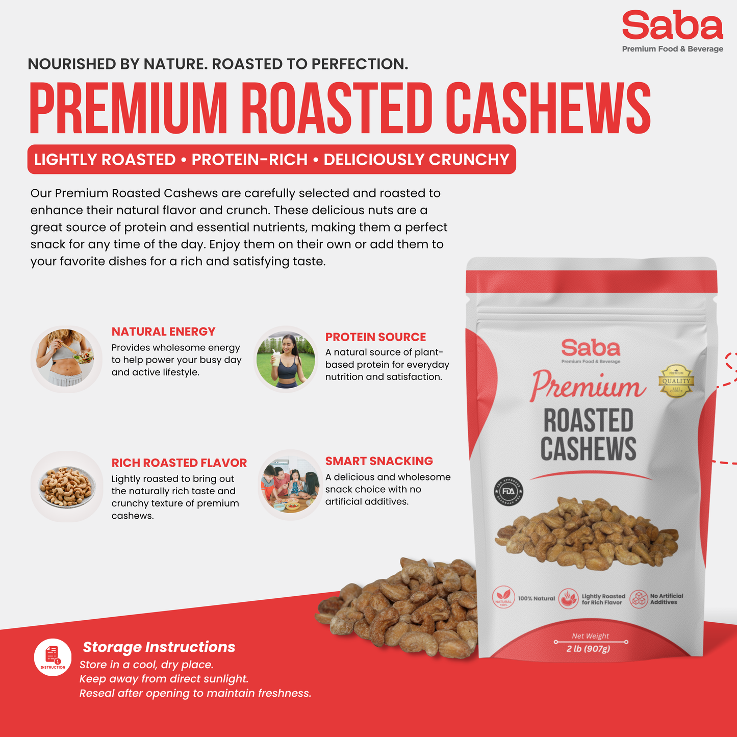 Premium  ROASTED CASHEWS