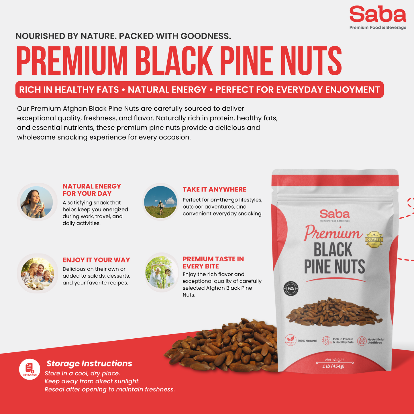 BLACK  PINE NUTS
