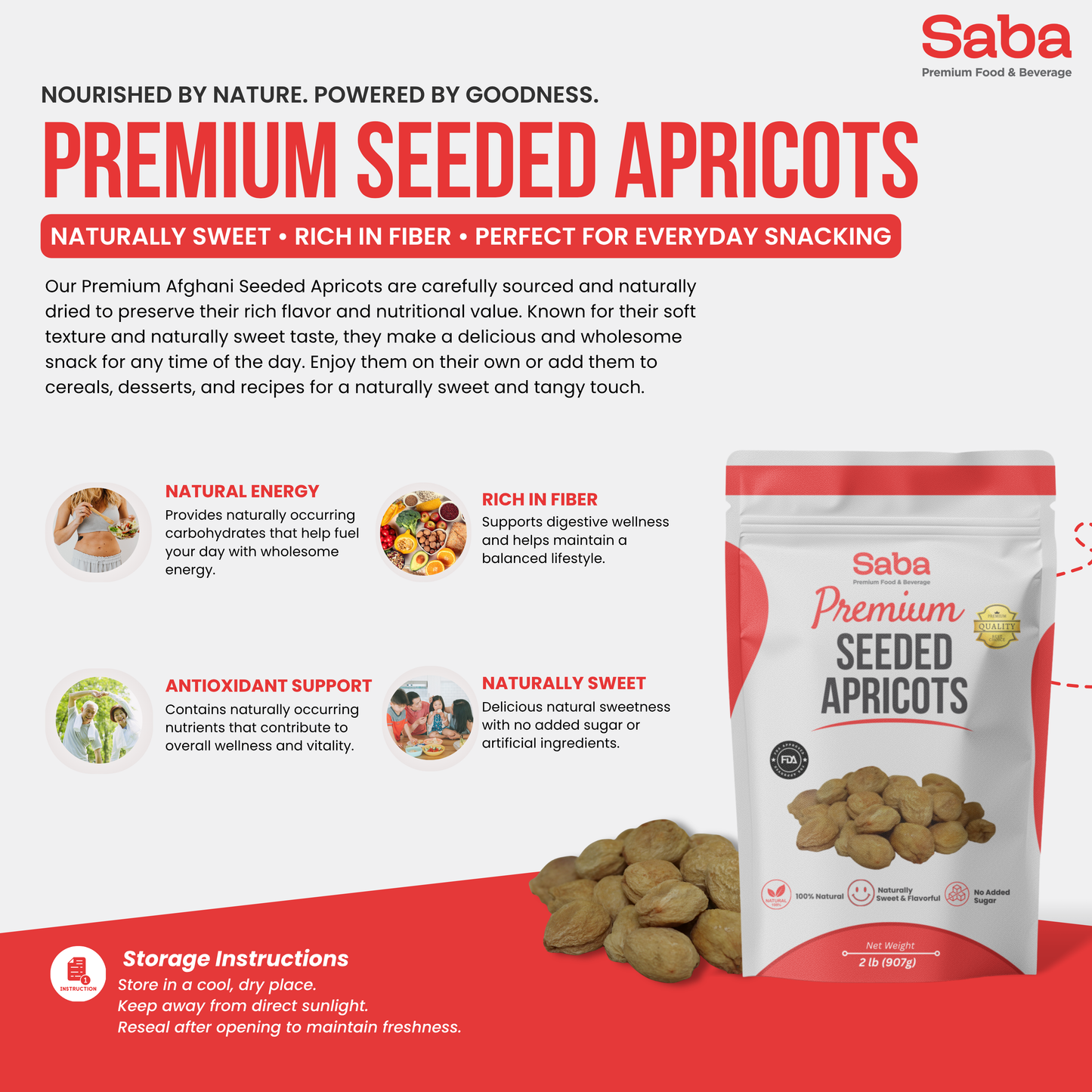 Premium  SEEDED APRICOTS