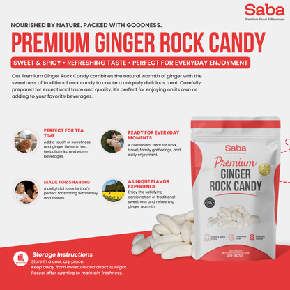 GINGER ROCK CANDY