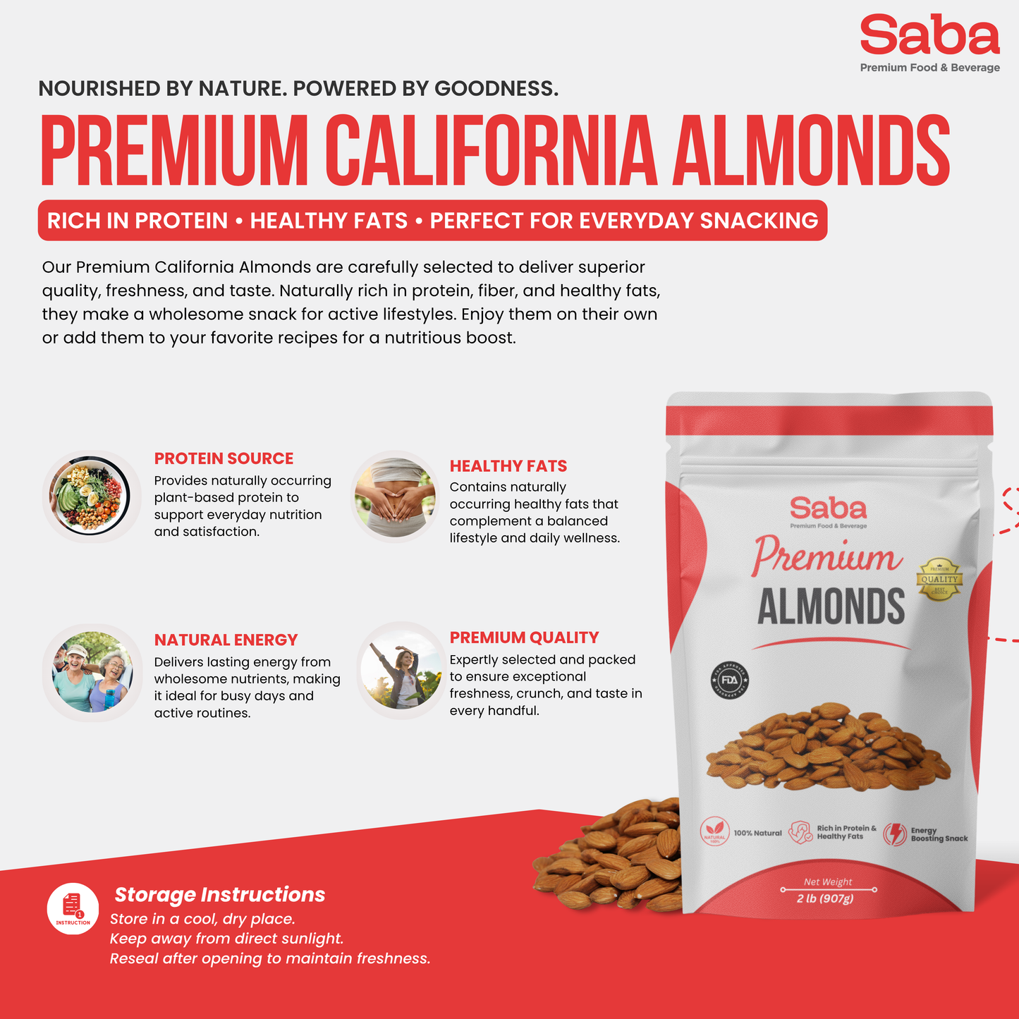 Premium  ALMONDS California