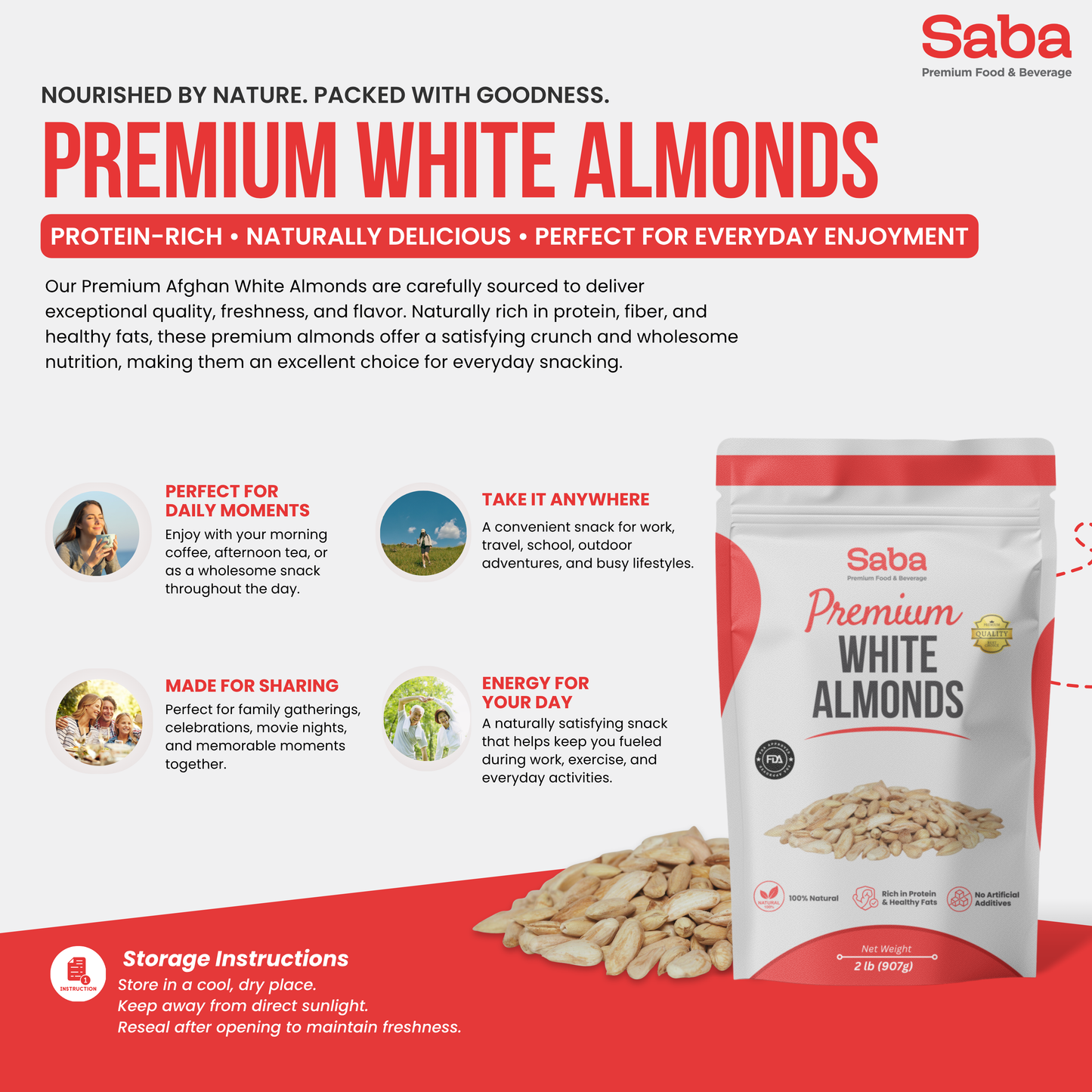 WHITE ALMONDS