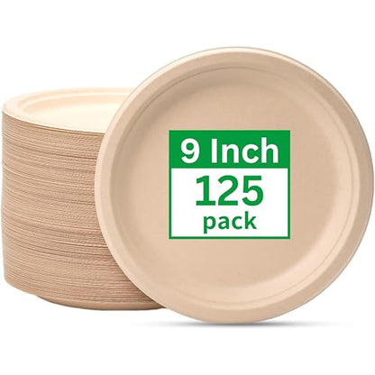 9 inch Compostable Plates