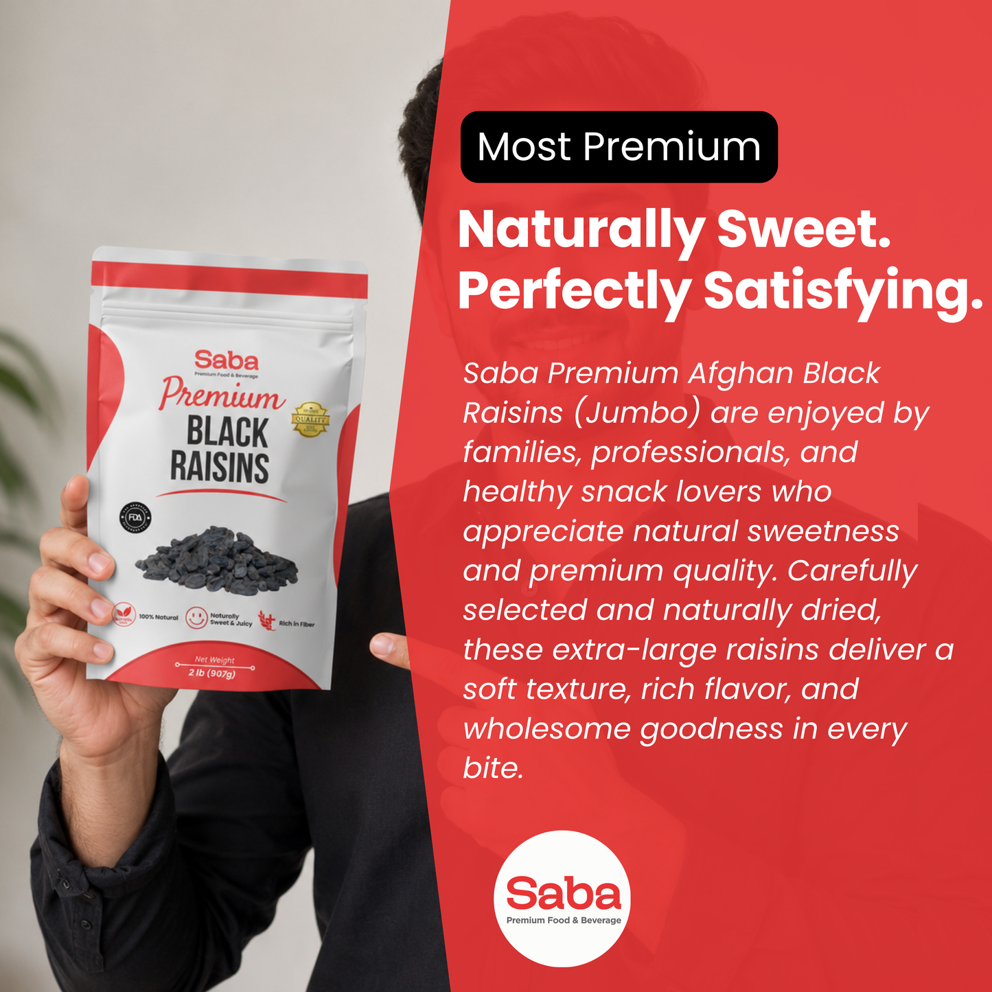 Premium BLACK RAISINS